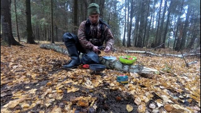 По бобриной тропе. Охота на бобра капканами осенью. смотреть онлайн