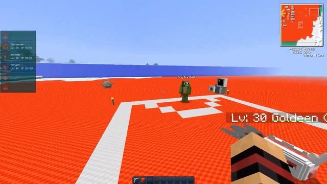 Pixelmon Mini Game - Pokemon X VS Y OP Golbat is OP смотреть онлайн