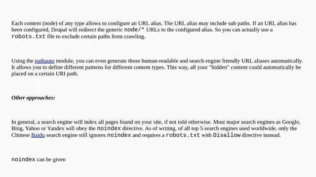How to prevent search engines from indexing all nodes of a certain content type? смотреть онлайн