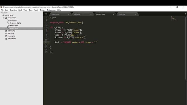 Simple CRUD with Procedural PHP, MYSQLI Part 7 Update смотреть онлайн