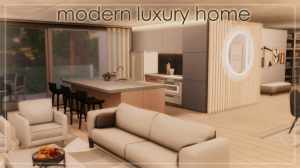 Роскошный современный дом 🖤 | Симс 4: Строительство