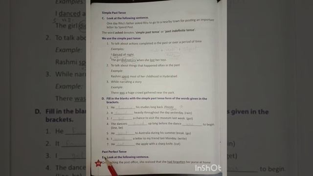 Topic - Past Tense(Simple, Continuous, Perfect, Perfect Continuous) смотреть онлайн