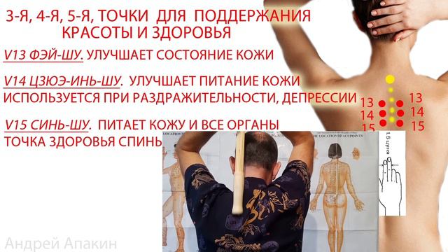 Точки для поддержания красоты и здоровья