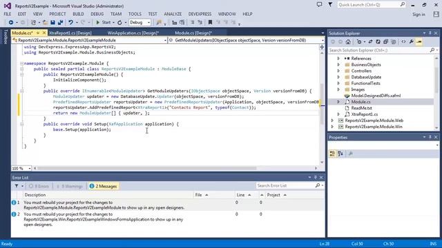 DevExpress XAF: The Reports V2 Module смотреть онлайн