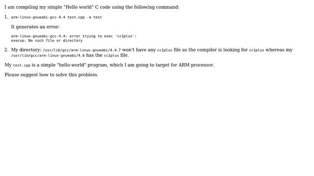 Compiling C code for ARM processor on Ubuntu 12.04 смотреть онлайн