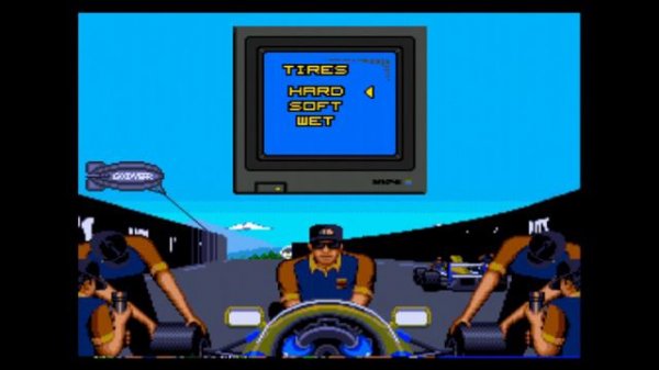 Emulator Sega Mega Drive 2 / Nigel Mansell's World Championship Racing