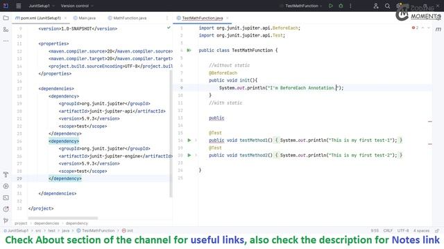 11| BeforeEach Annotation in JUnit | Junit5 Lecture for Beginners in Hindi смотреть онлайн