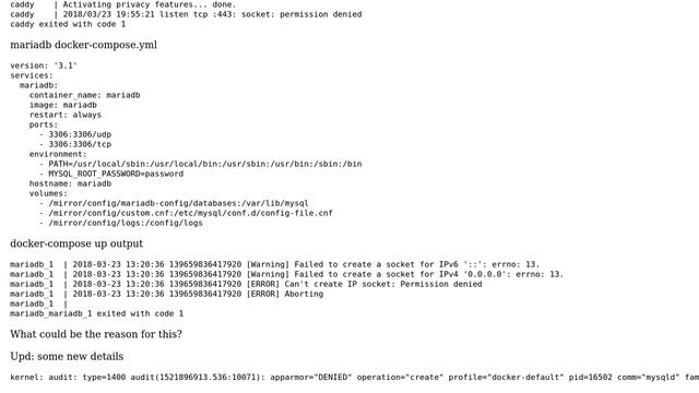 Unix & Linux: docker socket: permission denied смотреть онлайн