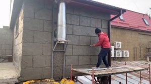 Арт бетон отлично подойдёт при наружной отделке фасадов зданий.