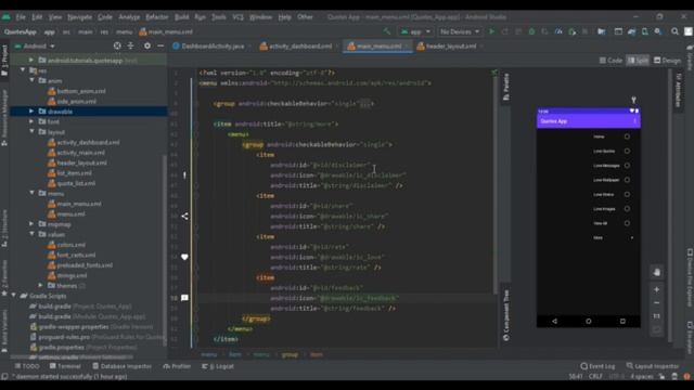 HOW TO MAKE QUOTES APP IN ANDROID STUDIO [ USING FIREBASE ] IN HINDI | CODING TUTORIALS | PART - 7 смотреть онлайн