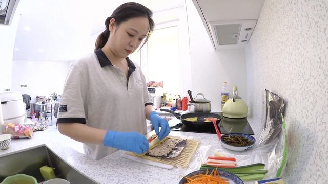 Как приготовить КИМПАБ ? не в Корее! (Самый простой способ) смотреть онлайн