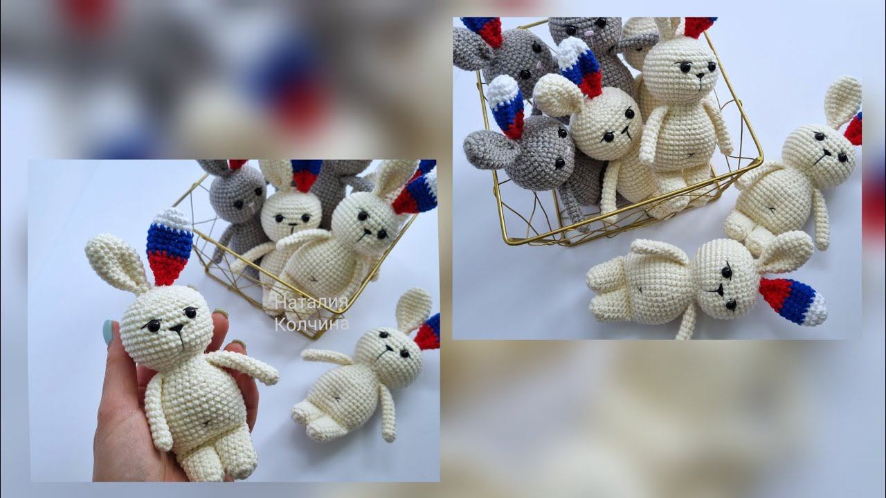 МК "Зайка Патриот" крючком смотреть онлайн