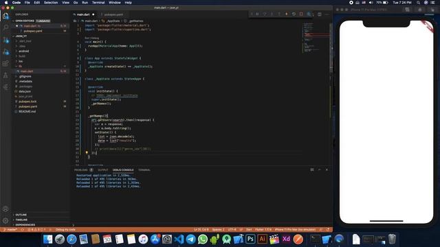 Tutorial of JSON With Flutter Short & Detailed| Understandin REST APIs | Implementing APIs and JSON смотреть онлайн