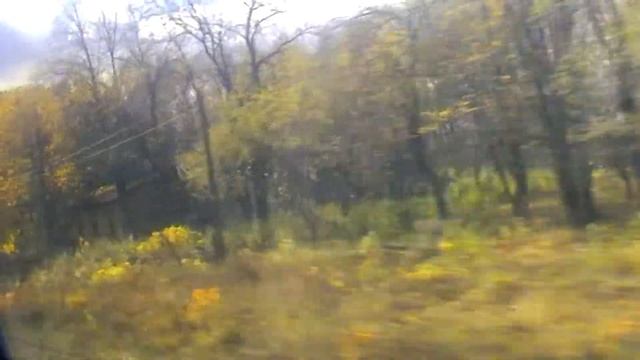 Железнодорожное путешествие Шостка - Бахмач из окна поезда