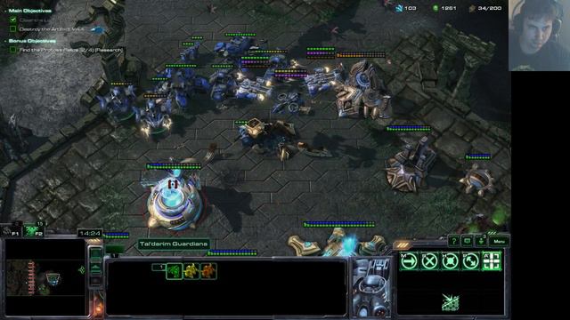 Starcraft 2 Lets Play [Live Stream Trilogy]: Wings of Liberty! #7 Man I'm good смотреть онлайн