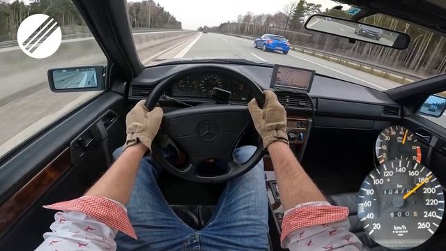 Mercedes-Benz W124 500E  Максималка на автобане