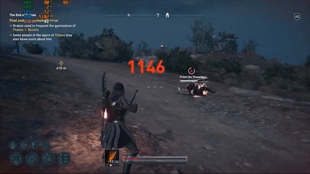 Assassin's Creed Odyssey laptop gameplay on ASUS A550JX XX142D (i7+GTX 950M+8GB RAM) смотреть онлайн