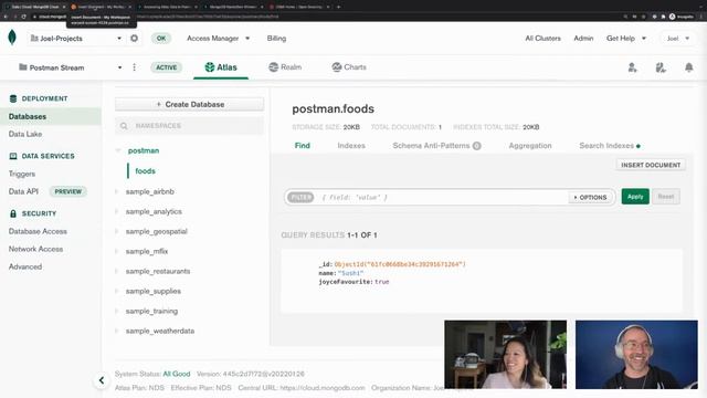 Visualizing MongoDB Atlas Data in Postman смотреть онлайн