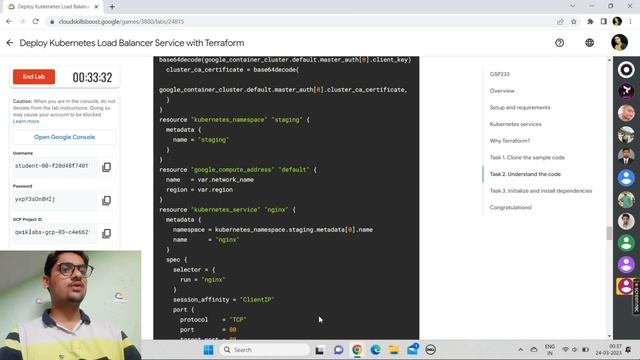 Deploy Kubernetes Load Balancer Service with Terraform || Lab Solution || Qwiklabs Terraform Init смотреть онлайн