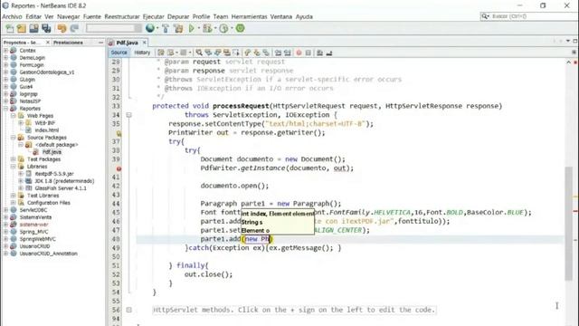 Desarrollo de Reporte con iTextpdf con Datos Fijos смотреть онлайн