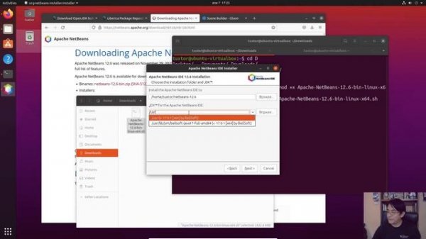 Instalación de Java 17, JavaFX y NetBeans 12 sobre Ubuntu LTS