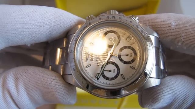 Обзор мужских наручных часов Invicta Speedway Chronograph 9211 смотреть онлайн