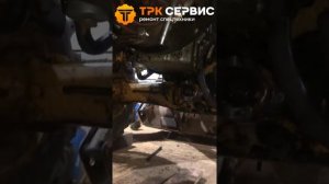 Демонтаж КПП экскаватора-погрузчика CAT432E