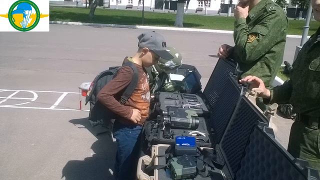 Поездка воспитанников клуба "Юный десантник" в ЦСН Витязь смотреть онлайн