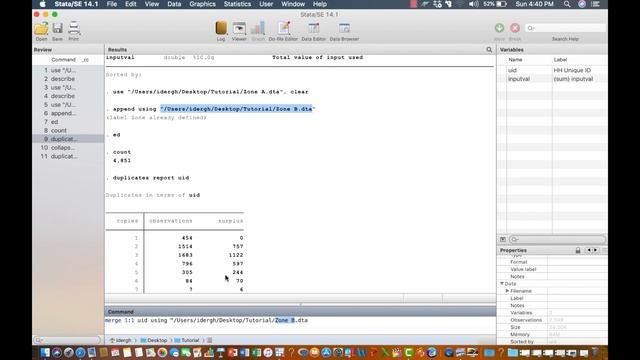 Combining and Collapsing Data Using STATA смотреть онлайн