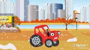 Красный трактор