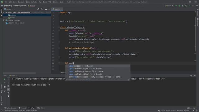 PyQt5 Daily Task Planning app #3: QListWidget check list [tutorial for beginners] смотреть онлайн