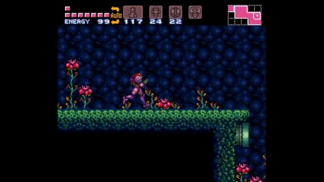 Super Metroid. SNES. Walkthrough (Best Ending, 100% Items)
