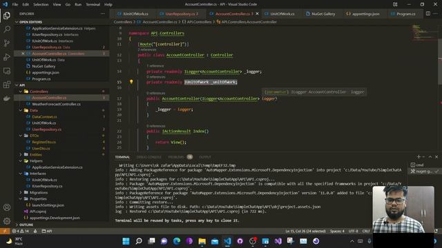 Asp.Net Core 5.0 | Entity Framework core | #Tech-3 | Registration Part 2 смотреть онлайн