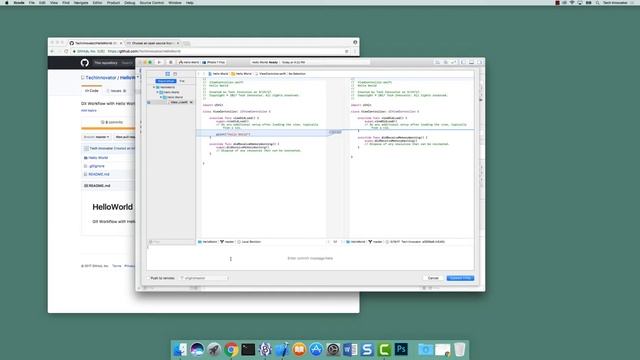 GitHub 04: Commit and Push Code Change (iOS Xcode Development) смотреть онлайн