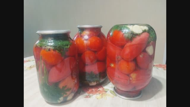 Рецепт маринада 3-6-9.Подходит для маринованных помидоров и огурцов. смотреть онлайн