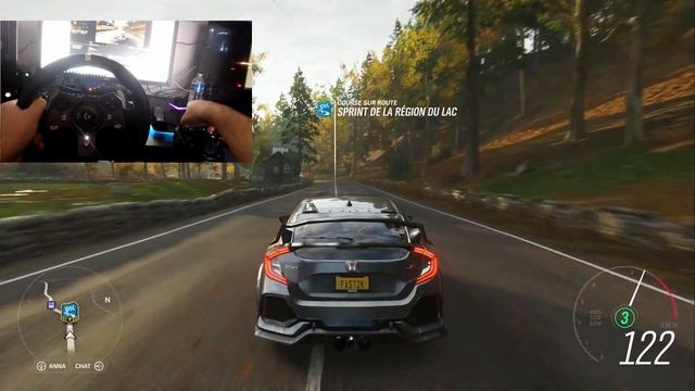 FORZA HORIZON 4 REAL LIFE FULL HD | Gameplay | Logitech g920Honda civic type r fk8 смотреть онлайн