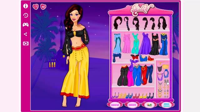 Princess Fashion Games | Desert Nights Arabian Princess Dress-up Gameplay смотреть онлайн