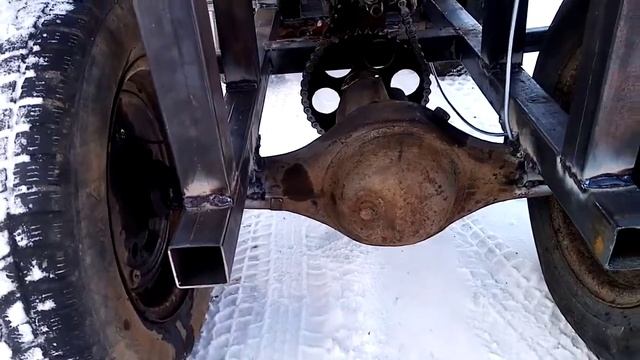 минитрактор самодельный, т8,
