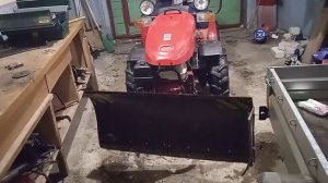 Увеличение высоты подъема отвала МТЗ 112 Н 01. Результат.