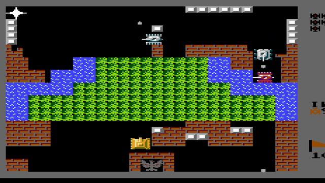 Battle City by GhostDog (Battle city Hack) (NES, 1985) Уровень 10 смотреть онлайн