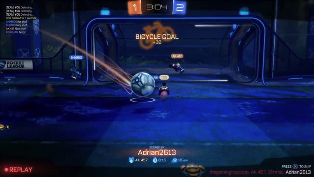 Rocket League - Adrian2613 (Red) vs Blue смотреть онлайн