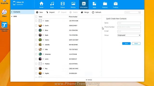 How to Export Contacts from Android Phone to Computer, Backup Android Contacts to CSV File смотреть онлайн