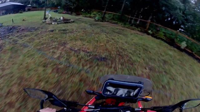 Ripping around and falling - Honda CRF300L Rally смотреть онлайн