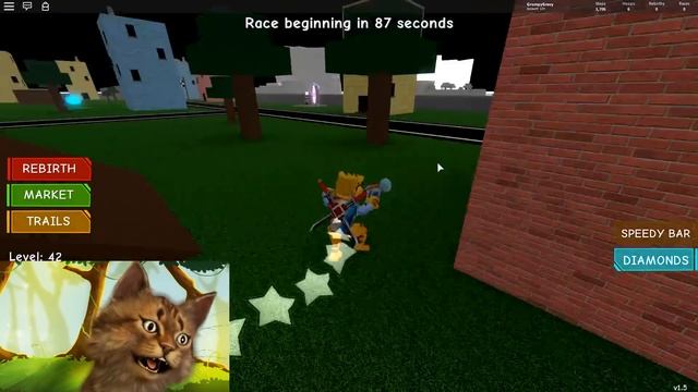 Becoming The Fastest in Roblox Speed Simulator смотреть онлайн