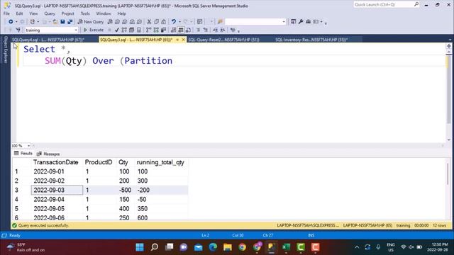 SQL tricky Complex Query | (Reset Running Total When negative) / (Reset based on column value) смотреть онлайн