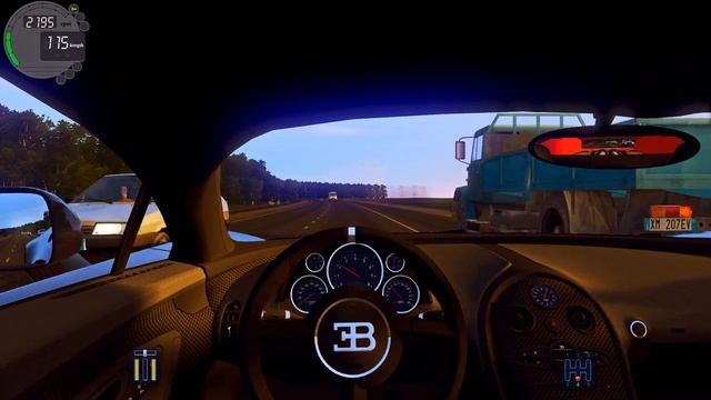 City Car Driving 1.5.4 Bugatti Veyron Super Sport Evening - G27 HD [1080p][60fps]