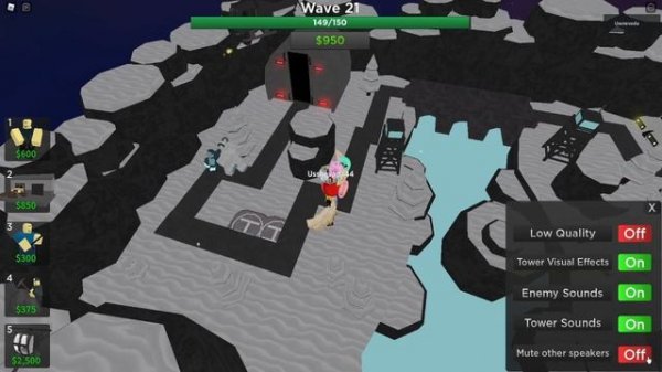 Solo Winter Event on Roblox Base Tower Defense.