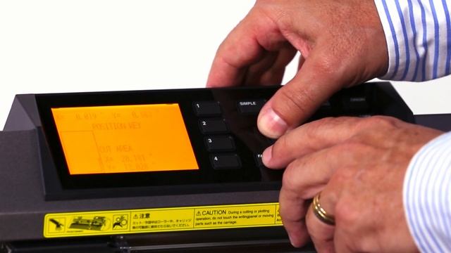 How to set the fine adjustments on the Graphtec Cutter смотреть онлайн