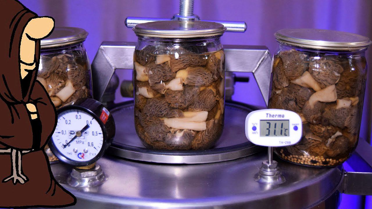 Маринованные Грибы Сморчки в Автоклаве на зиму рецепт