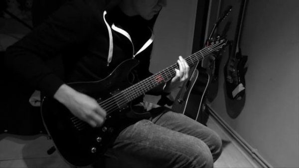 8 strings set on 6 string guitar Drop F